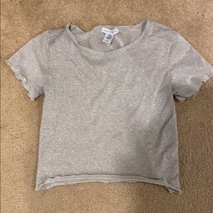 Urban sparkly ruffle tee